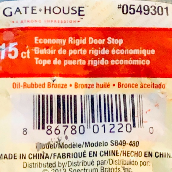 DOOR STOP GATE - HOUSE Economy rigid doorstop NWT - Picture 8 of 14